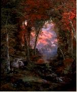 Thomas Moran Autumnal Woods oil painting artist